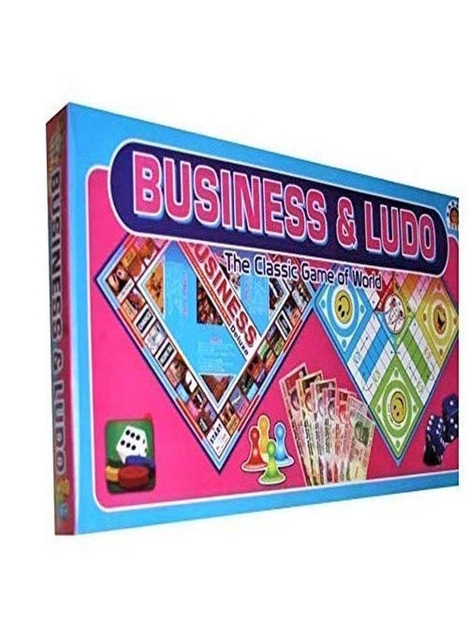 Firstly لعبة "تجار 2 في 1" هي لعبة لوحية تجمع بين الأعمال ولعبة لودو، وتحتوي على أوراق نقدية لتنمية التركيز والمهارات الذهنية. - Image 1